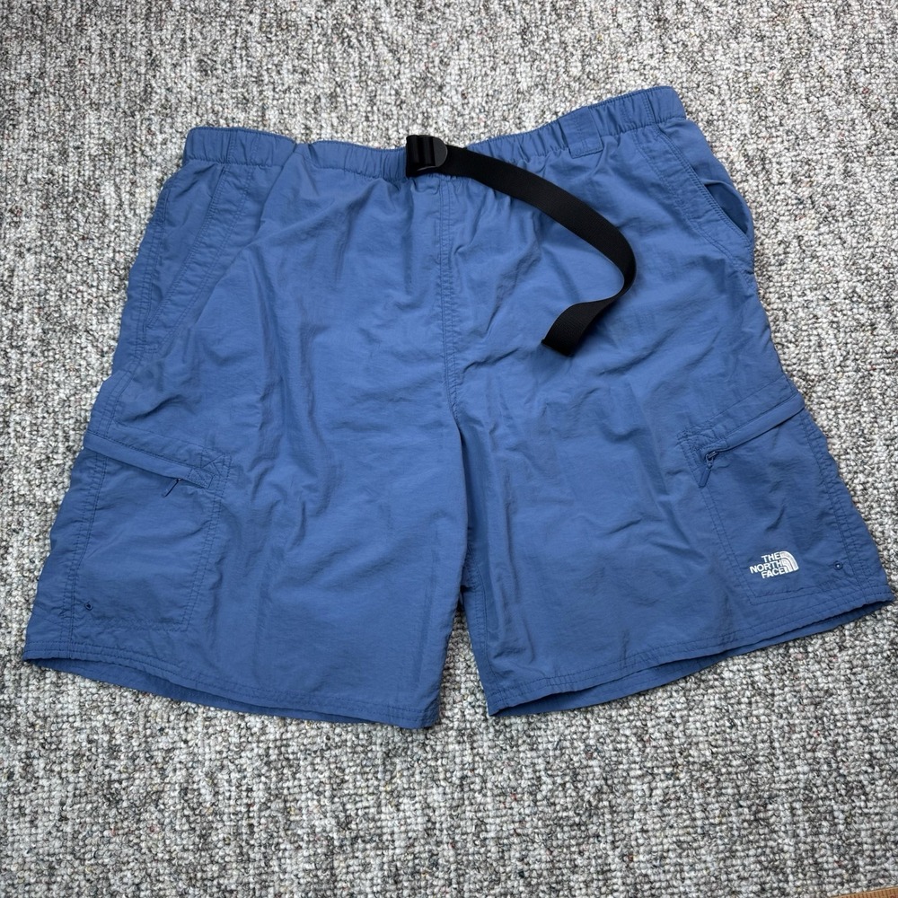 The North Face Shorts Mens XL Adjustable Belt Beach Swim Hiking Outdoors Blue